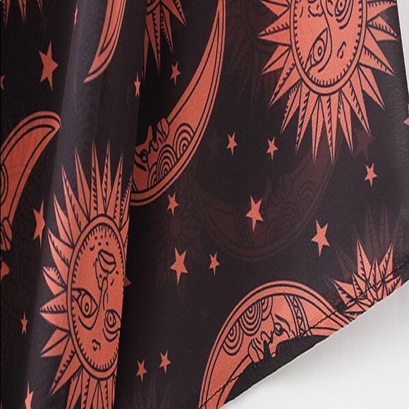 Boho Celestial Sun and Moon Kimono - Picture 8 of 8